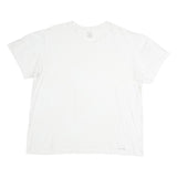 CALVIN KLEIN Mens White Modern T-Shirt M Short Sleeve Crew Neck Plain Casual