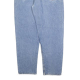 CARHARTT Mens Regular Fit Blue Denim Jeans W42 L32 Zip Closure Classic Cotton