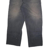 DICKIES Mens Regular Fit Black Denim Jeans W36 L28 Workwear Zip Closure