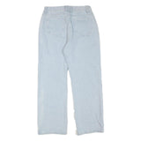 Womens Light Blue Regular Fit Straight Cotton Blend Jeans W30 L29 Casual Denim