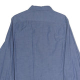 NAUTICA Mens Blue Button-Down Shirt M Classic Cotton Long Sleeve Casual