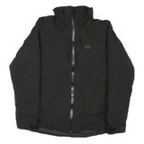 HELLY HANSEN Womens Black Outdoor Jacket L Polyester Blend Zip Plain Lightweight