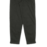 COUNTRY LIFE Womens Black Cotton Blend Regular Tapered Trousers W26 L28