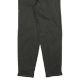 COUNTRY LIFE Womens Black Cotton Blend Regular Tapered Trousers W26 L28