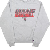 CHAMPION Mens Grey BBCHS Baseball Pullover Hoodie M Cotton Blend Casual