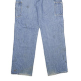 CARHARTT Mens Jeans Blue Loose Straight Denim W33 L34 Workwear Heavy Duty