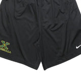 NIKE Mens Black Casual Sports Baseball Polyester Shorts L W32