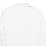 TOMMY HILFIGER Womens White Shirt M Classic Button Long Sleeve Casual Cotton
