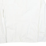 TOMMY HILFIGER Womens White Shirt M Classic Button Long Sleeve Casual Cotton