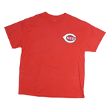 MAJESTIC Mens Red MLB Hamilton 6 Graphic T-Shirt XL Short Sleeve Crew Neck