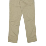 DICKIES Mens Cotton Blend Beige Slim Tapered Trousers W34 L30 Workwear Casual