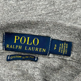Polo By Ralph Lauren Slim Fit Polo Shirt - Small Gray Cotton