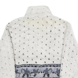 REST AND RELAXATION Womens White & Grey Polar Bear Pattern Jacket L Polyester