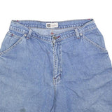 FADED GLORY Womens Shorts Blue Denim Casual M W32 Cotton Blend Relaxed Fit