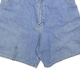 FADED GLORY Womens Shorts Blue Denim Casual M W32 Cotton Blend Relaxed Fit