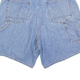FADED GLORY Womens Shorts Blue Denim Casual M W32 Cotton Blend Relaxed Fit