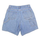 FADED GLORY Womens Shorts Blue Denim Casual M W32 Cotton Blend Relaxed Fit