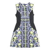 PETER PILOTTO Womens Black & Multicolour Sleeveless Day Polyester Blend Dress UK
