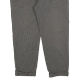 PRADA Womens Cotton Blend Grey Regular Fit Straight Trousers W36 L25 Stylish