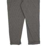 PRADA Womens Cotton Blend Grey Regular Fit Straight Trousers W36 L25 Stylish