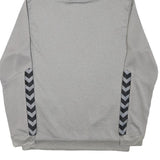 HUMMEL Mens Grey Hoodie M FC Orion Crest Pullover Sportswear