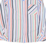 TOMMY HILFIGER Womens Multicolour Stripe Shirt XL Casual Button-Up Cotton