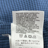 The North Face Short Sleeve Shirt - XL Blue Polyester