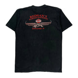 Reiman'S Harley-Davidson, Kewanee, Il Harley Davidson Graphic T-Shirt - Large Black Cotton
