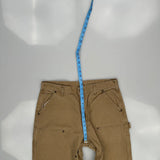 Carhartt Double Knee Carpenter Pants - 34W 32L Brown Cotton