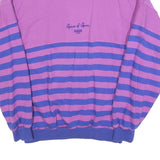 FLASH TEAM Womens Purple & Blue Sweatshirt Crew Neck L Spirit Of Sport Casual