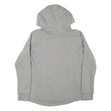 COLUMBIA Womens Grey Hoodie XL Cotton Blend Full Zip Casual Outdoor Sweatshirt