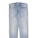CARHARTT Mens Jeans Blue Slim Straight Denim Light W33 L34 Workwear Casual