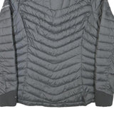 COLUMBIA Womens Black Outdoor Jacket L Polyester Blend Quilted Zip Pockets