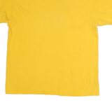 GENUINE MERCHANDISE Mens Yellow Graphic T-Shirt L Short Sleeve Crew Neck MLB
