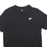 NIKE Mens Black Classic L Short Sleeve Crew Neck Cotton T-Shirt