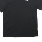 NIKE Mens Black Classic L Short Sleeve Crew Neck Cotton T-Shirt