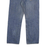 LEVI'S 501 Mens Jeans Blue Regular Straight Denim Medium W34 L27 Classic Button