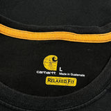 Carhartt Spellout T-Shirt - Large Black Cotton