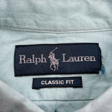 Ralph Lauren Shirt - XL Green Cotton