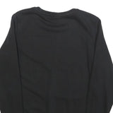 PUMA Womens Black Cotton Blend Crew Neck Sweatshirt UK 12 Casual Pullover