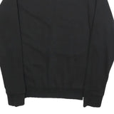 PUMA Womens Black Cotton Blend Crew Neck Sweatshirt UK 12 Casual Pullover