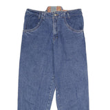 HAPPENING BY KOALA Womens Classic Blue Denim Cotton Jeans W32 L32 Relaxed Fit