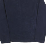 NEW BALANCE Mens Blue Jacket S Polyester Plain Zip Sport Casual Lightweight