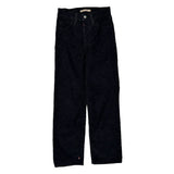 Levis Cord Trousers - 24″ Waist Black Corduroy