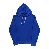 Champion Hoodie - Small Blue Cotton