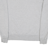 CHAMPION Mens Grey Crew Neck S Cotton Logo Sweatshirt Pullover Casual