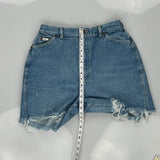 Lee Denim Shorts - 30W UK 12 Blue Denim