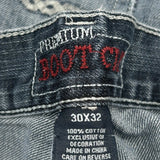 Unbranded Boot Cut Jeans - 30W 30L Blue Cotton