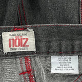 Noiz Hip Hop Jeans - 35W 30L Grey Cotton