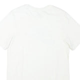 NIKE Mens White Red Graphic Print T-Shirt S Short Sleeve Crew Neck